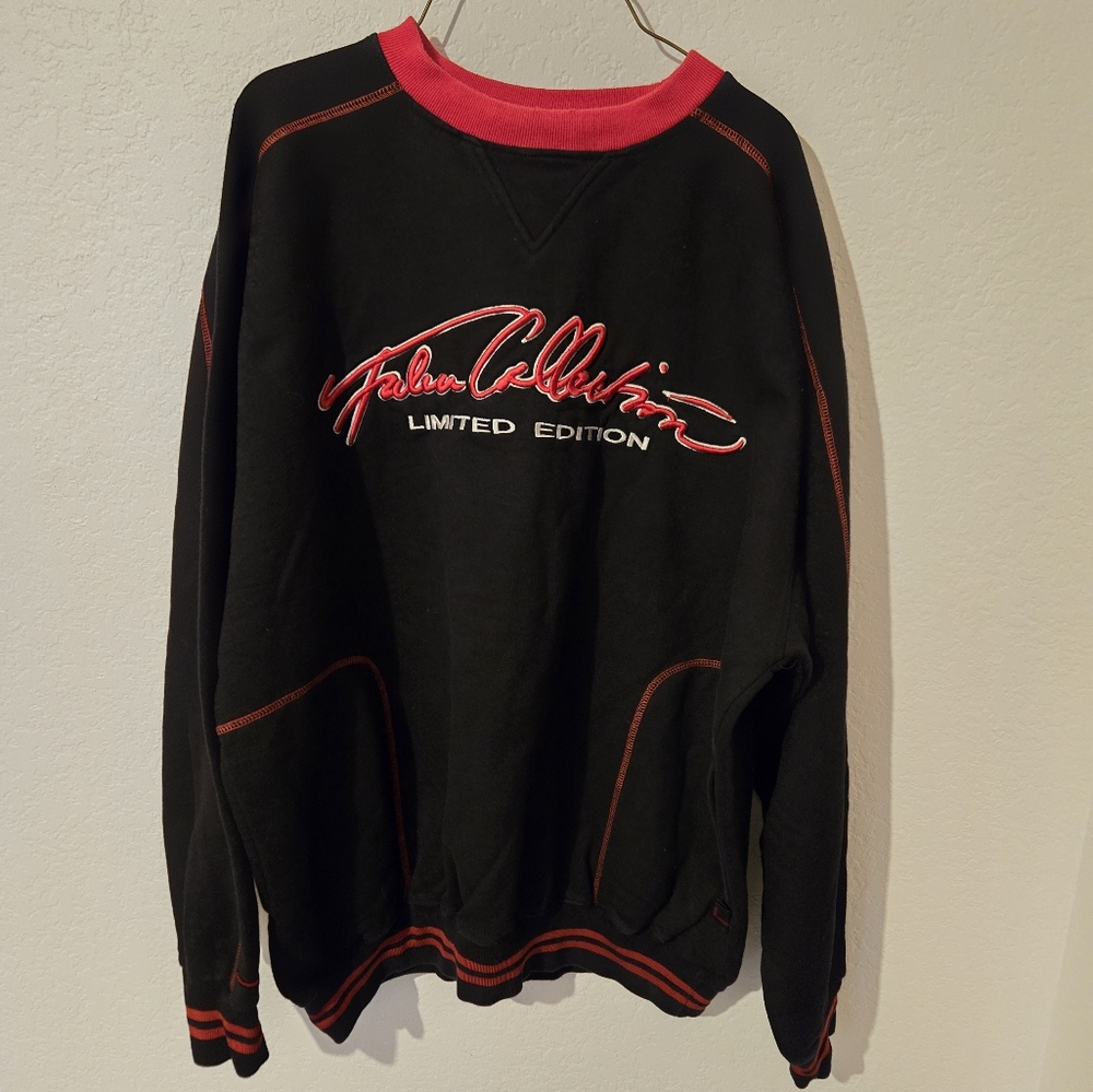Black and Red Vintage Fubu Limited Edition Sweatshirt. Size XL